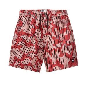 Weekend Offender Boys Anzio Camo Relaxed Fit Resort Shorts / Orange